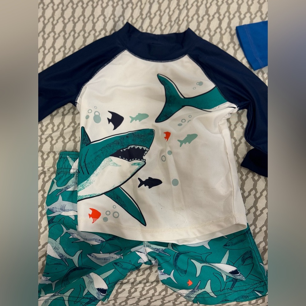 Boys swim set!